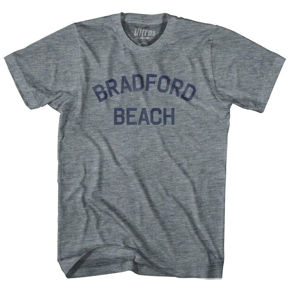 Wisconsin Bradford Beach Adult Tri-Blend Vintage T-shirt