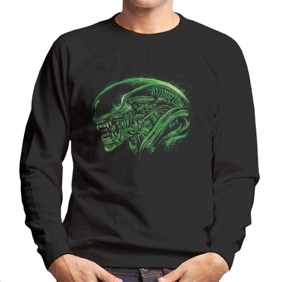 Aliens Space Nightmare Men’s Sweatshirt