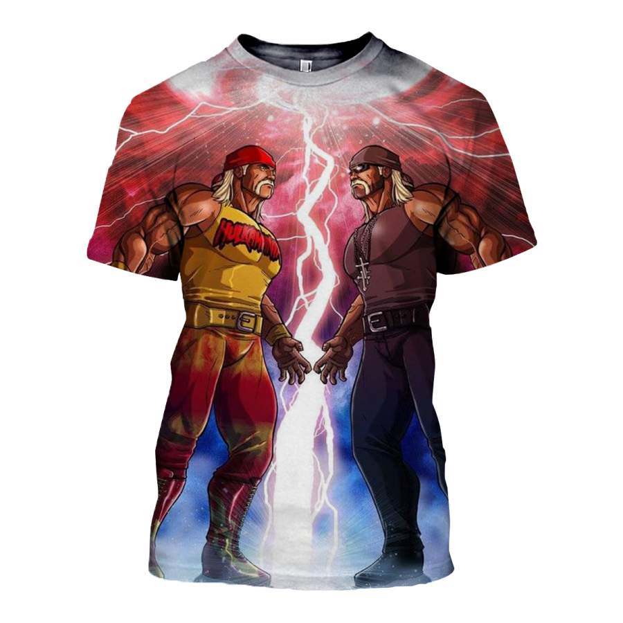 3D All Over Printed Hulk Hogan T Shirt Hoodie