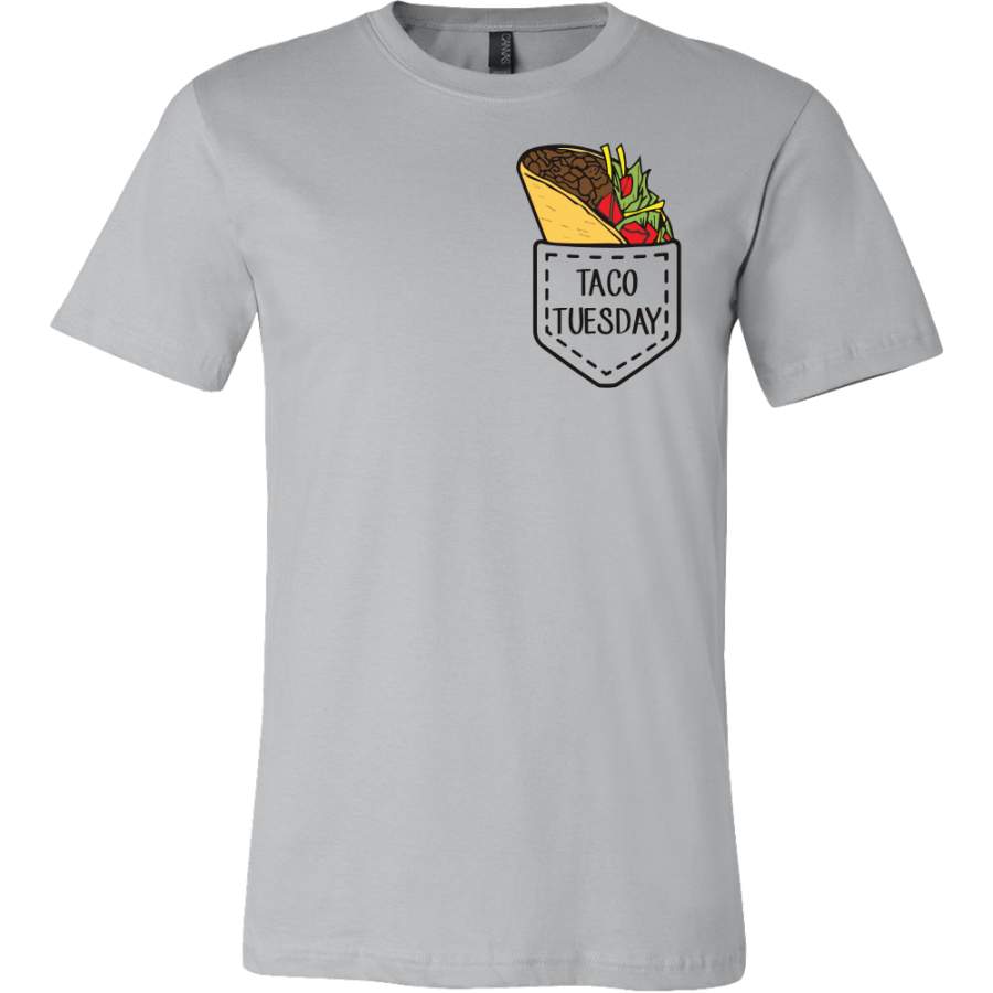 Taco mexican taco tuesdays pocket Men Short Sleeve Funny T Shirt – TL00600SS