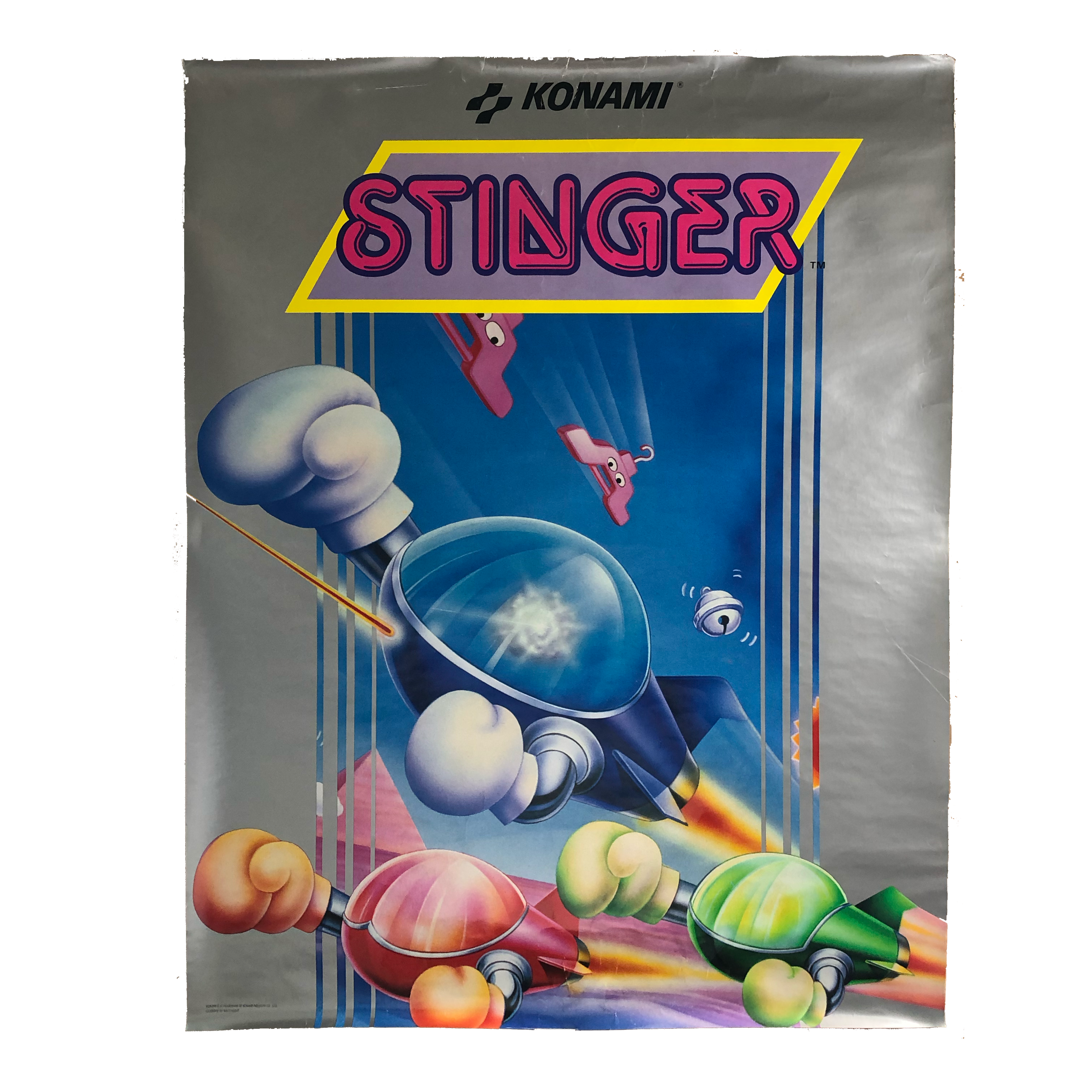 Vintage Stinger “NES Konami” Promotional Poster