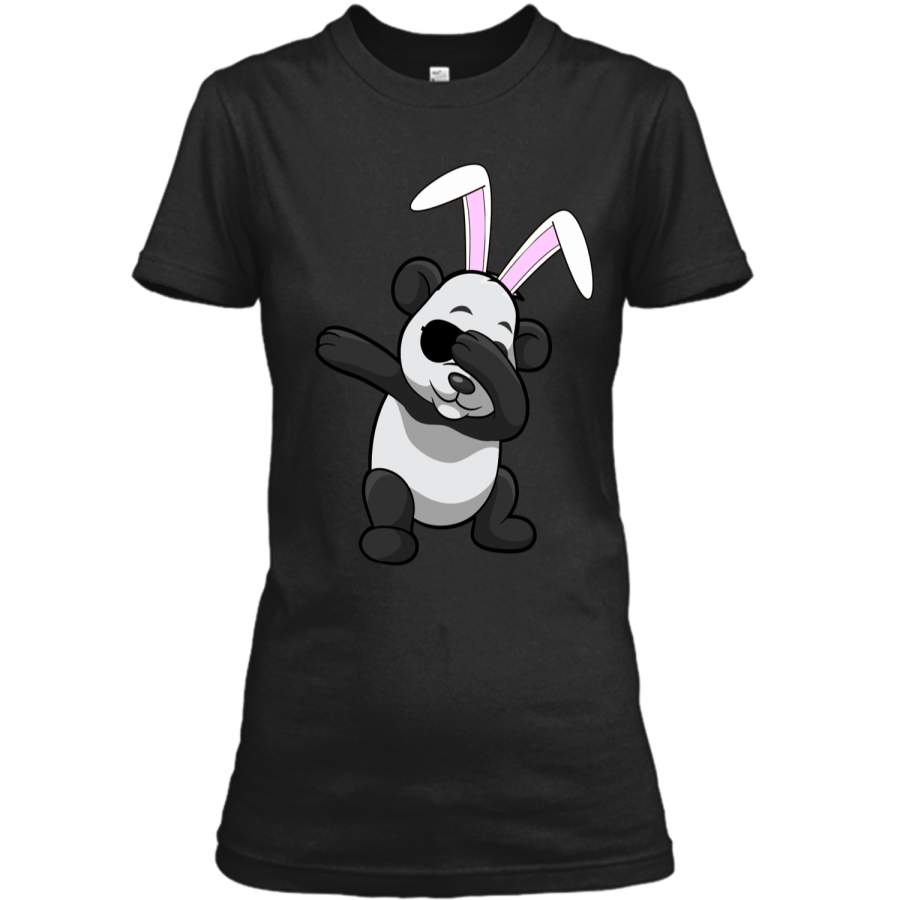 Dabbing Easter Bunny Shirt Panda Ears Dab Boys Girls Kids Ladies Custom