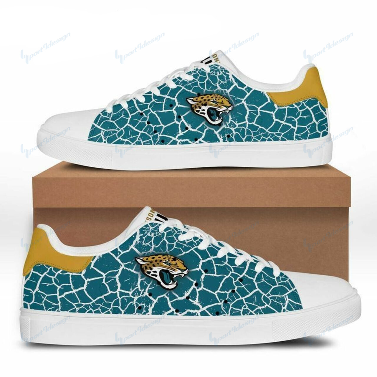 Jacksonville Jaguars Ss Custom Sneakers Bg75