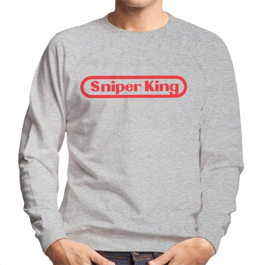 Sniper King Nintendo Logo One Piece Men’s Sweatshirt