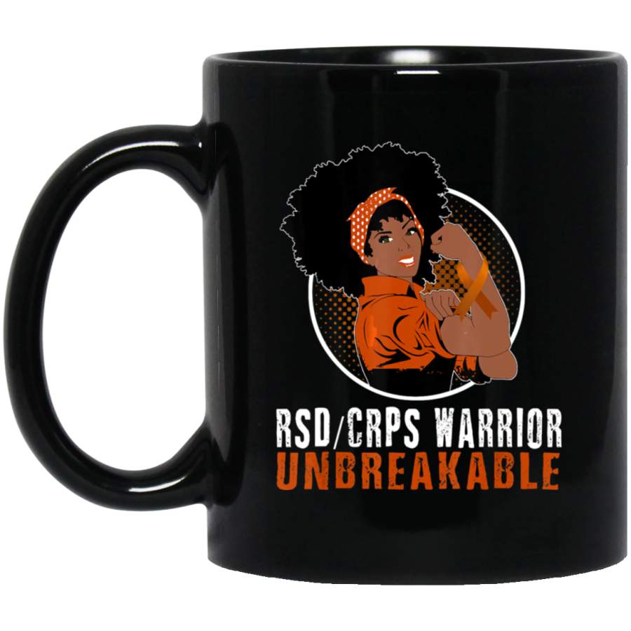 RSDCRPS Black Girl Unbreakable Warrior Coffee Mug