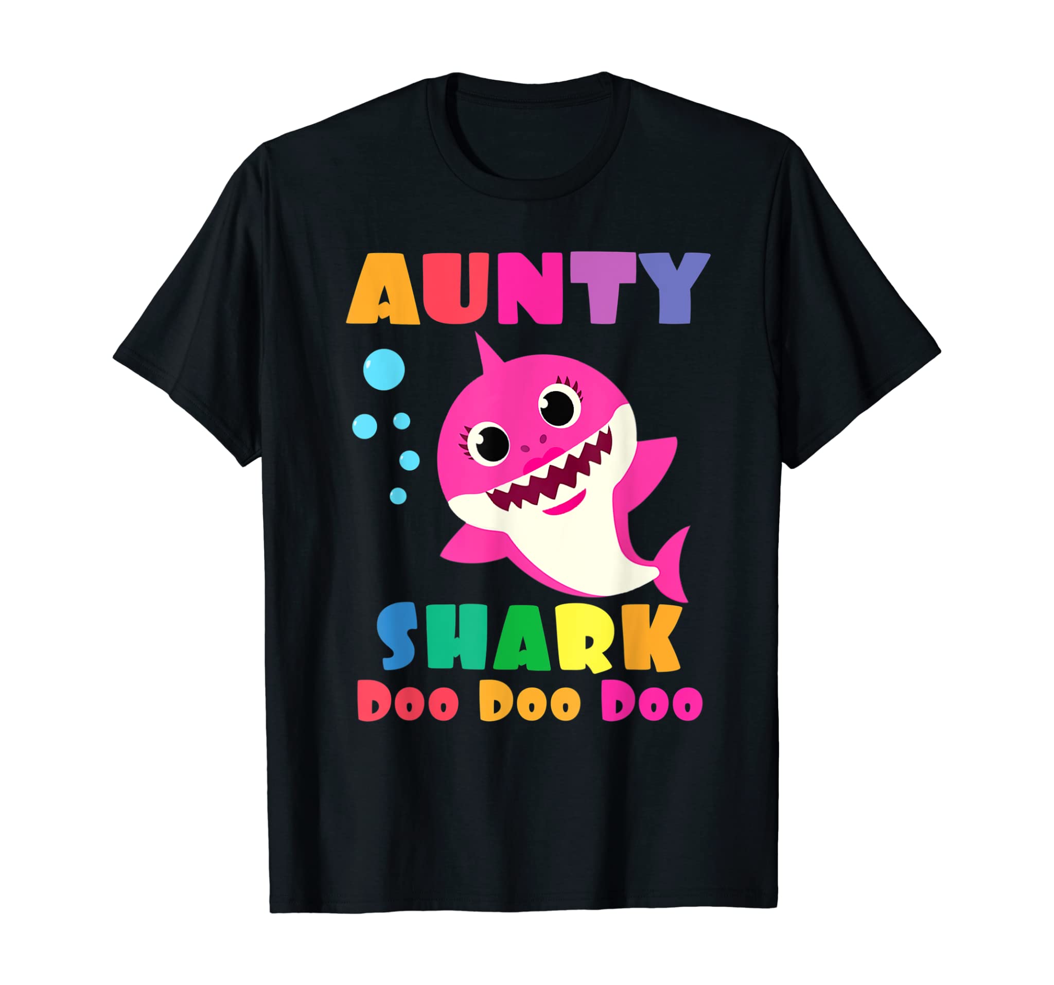 Aunty Shark Shirt Funny Mothers Day Gift For Womens Mom