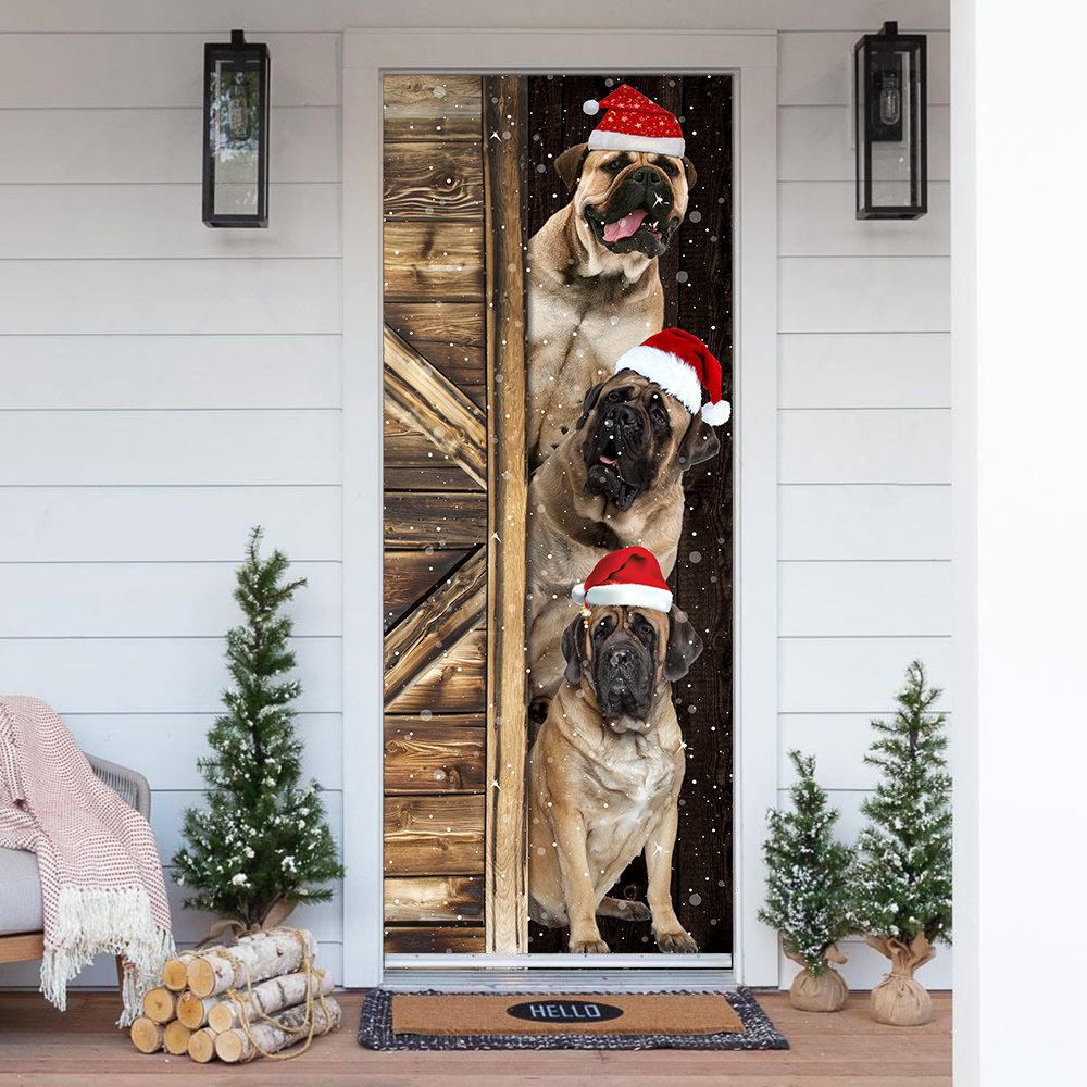 Tmarc Tee Englishmastiff Door Cover Christmas Gift Home Decor