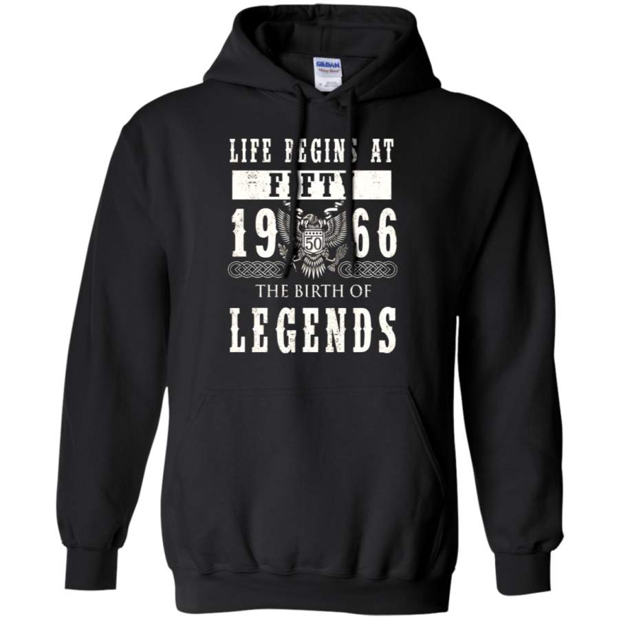 AGR Life Begins At Fifty 1966 The Birth Of Legends Hoodie