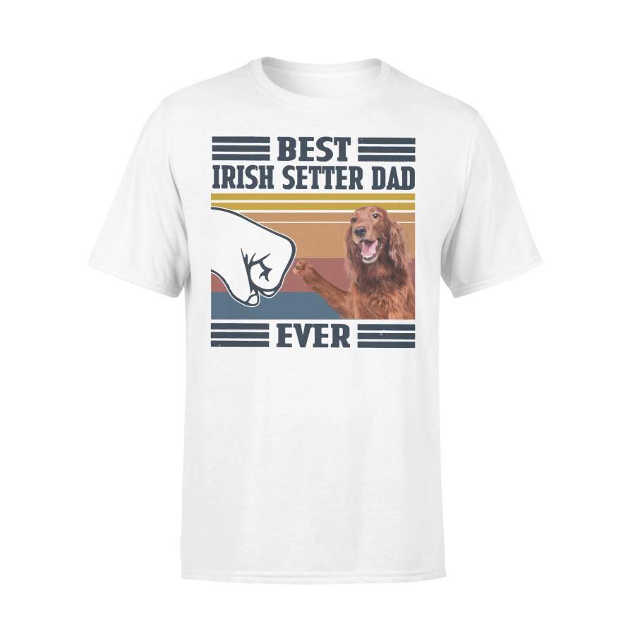 Best Irish Setter Dad Ever Vintage T-shirt