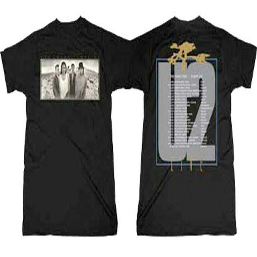 U2 – Joshua Tree – Black t-shirt