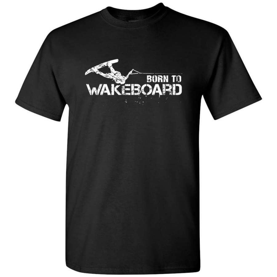 WakeBoard T-Shirt | Vintage Born to Wakeboard