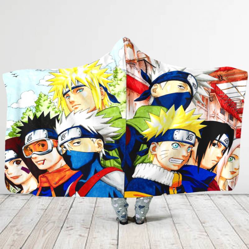 Naruto Time Hooded Blanket