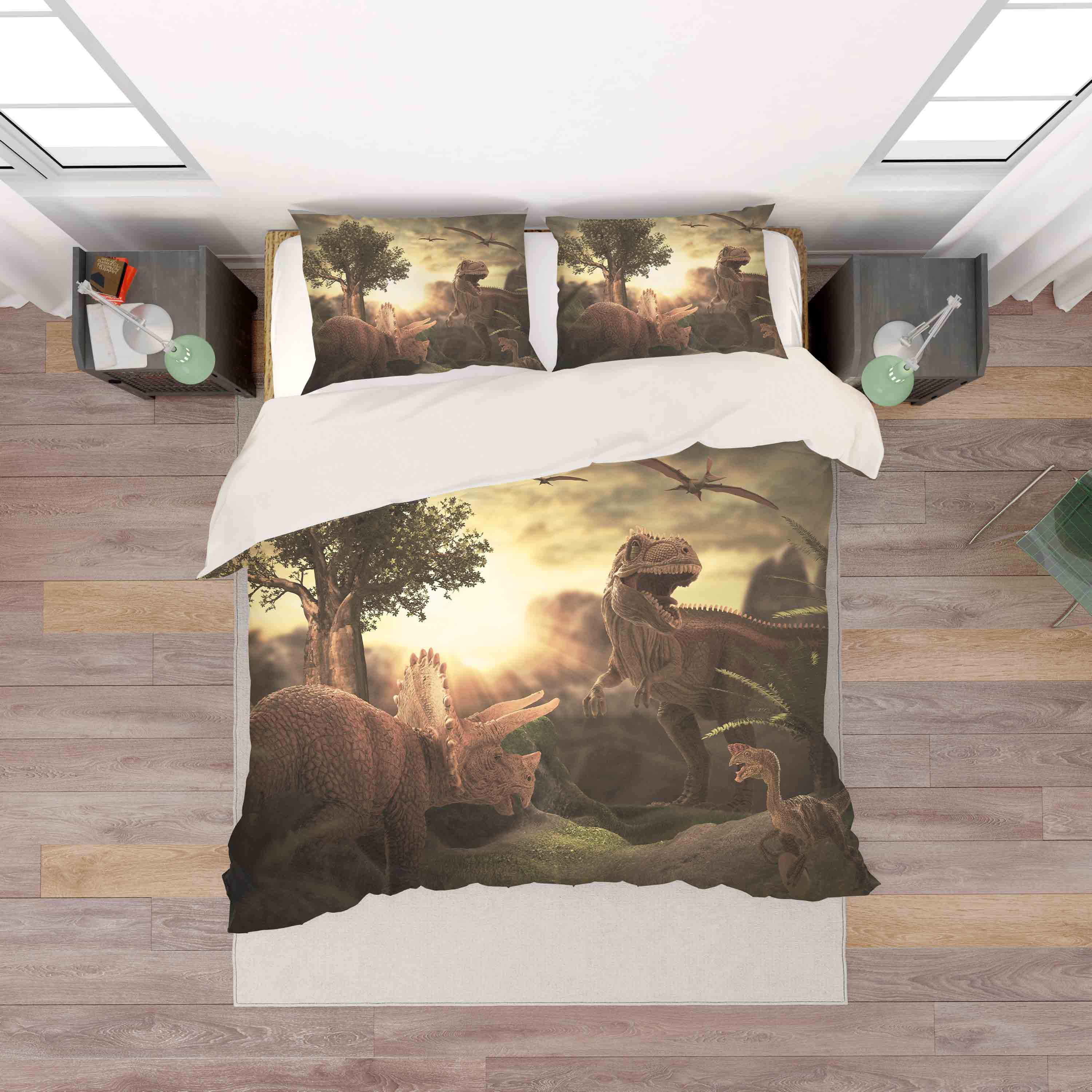 3D Dinosaur Quilt Cover Set Bedding Set Pillowcases  26