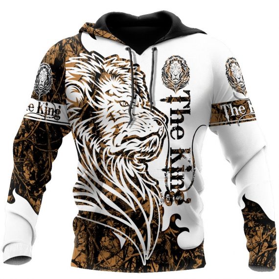 Unisex Hoodie All Over Print Lion Gifts Hunting Lion All Over Printed Us Unisex Size Hoodie