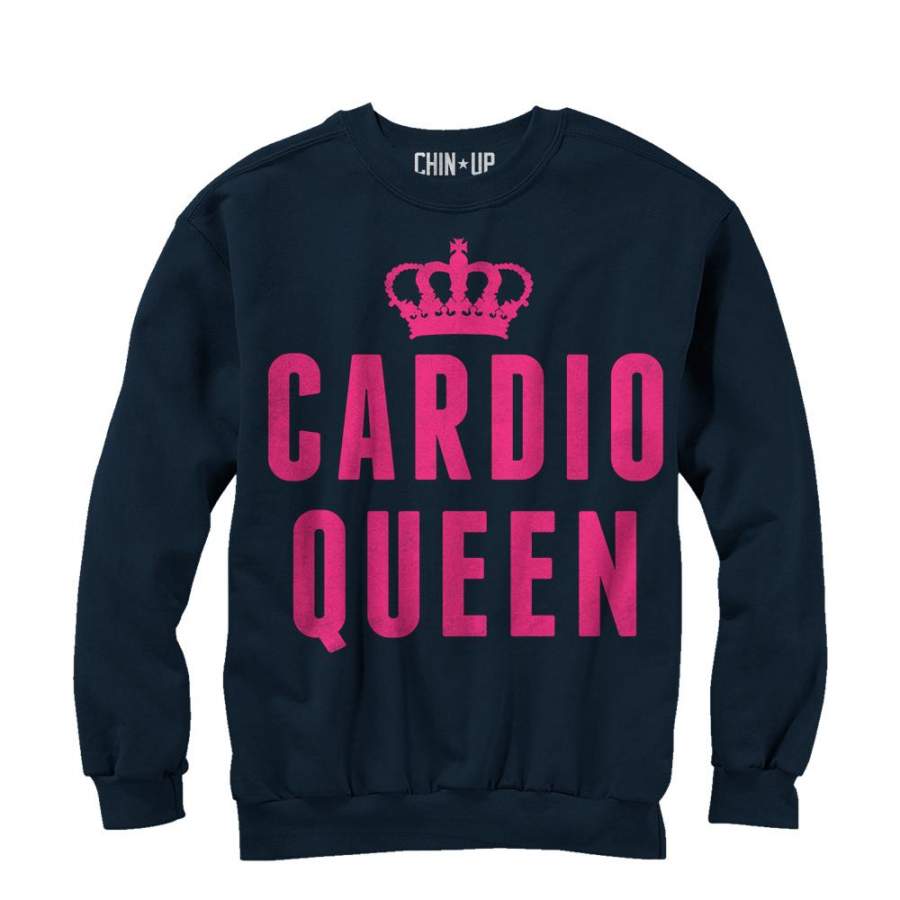 CHIN UP Women’s Cardio Queen  Sweatshirt Navy