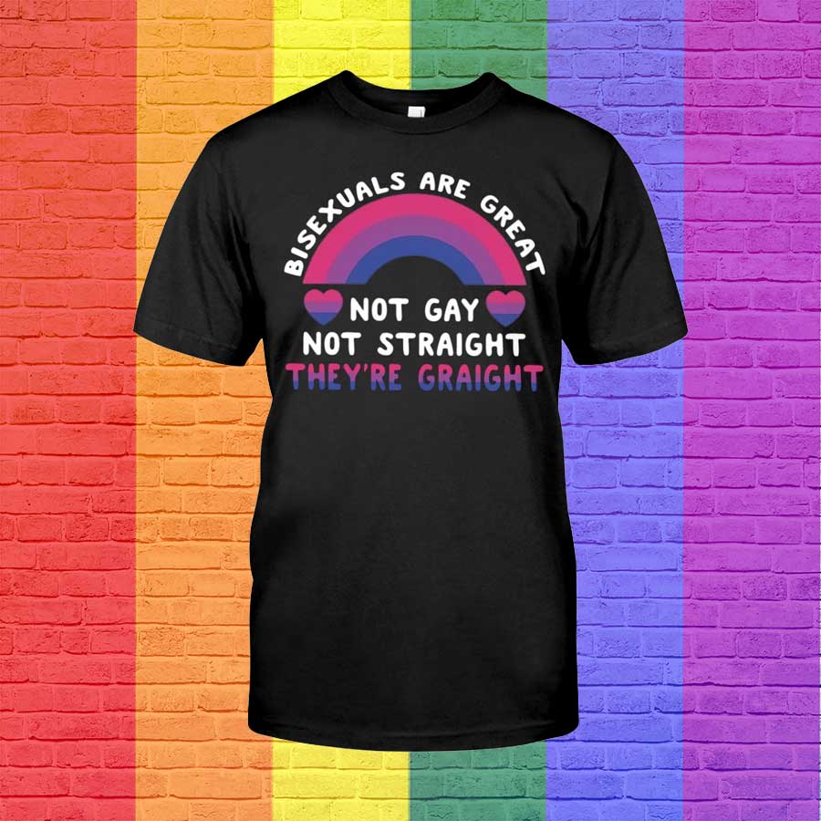 Bisexual Pride Clothes, Bisexual Shirt, Bisexuals Are Great