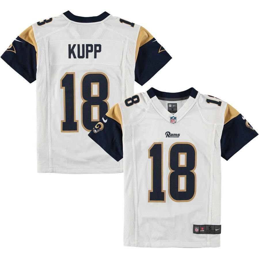 Cooper Kupp Los Angeles Rams Youth Game Jersey White 2019