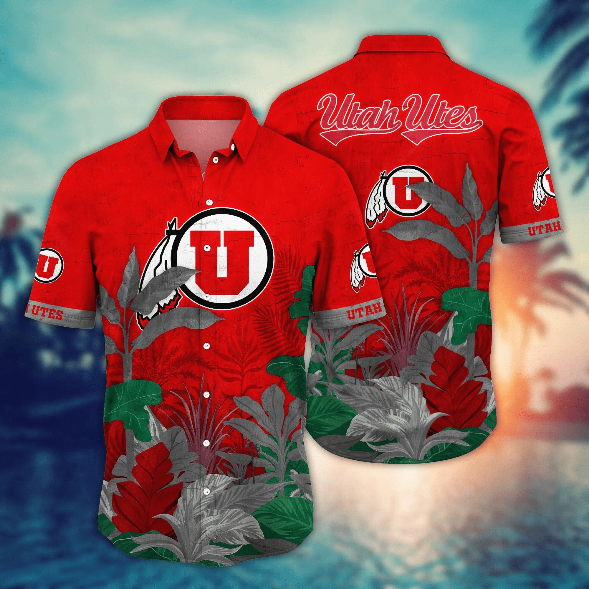 Utah Utes NCCA Hawaiian Shirt Summer Camps Aloha Shirt