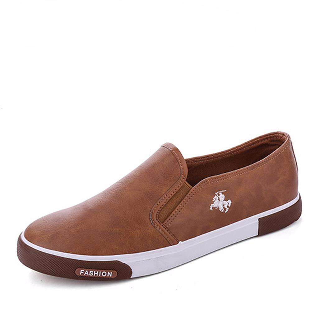 Breathable High Quality Casual Pu Leather Shoes