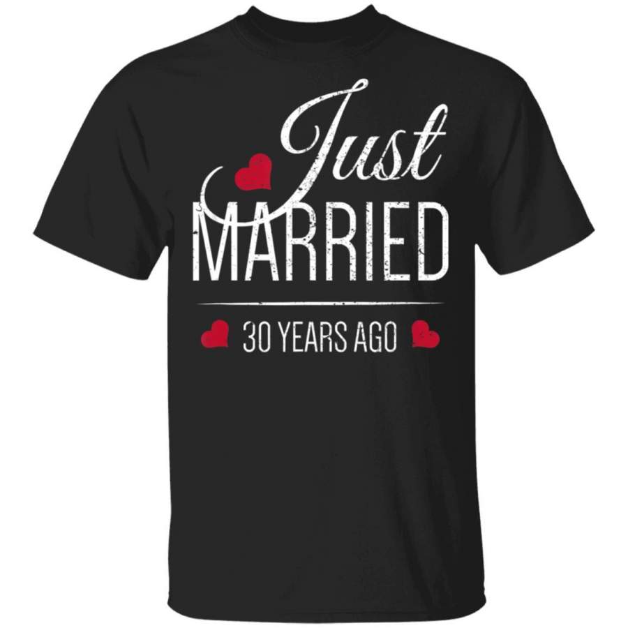 30th Wedding Anniversary – Just Married 30 Years Ago Coffee Mug Unisex Men Women Tshirt