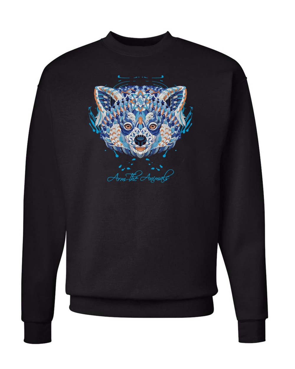 Unisex | Mandala Red Tail Panda | Crewneck Sweatshirt