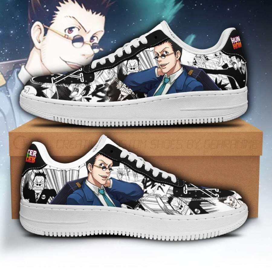 Leorio Air Sneakers Custom Hunter X Hunter Anime Shoes Fan PT05