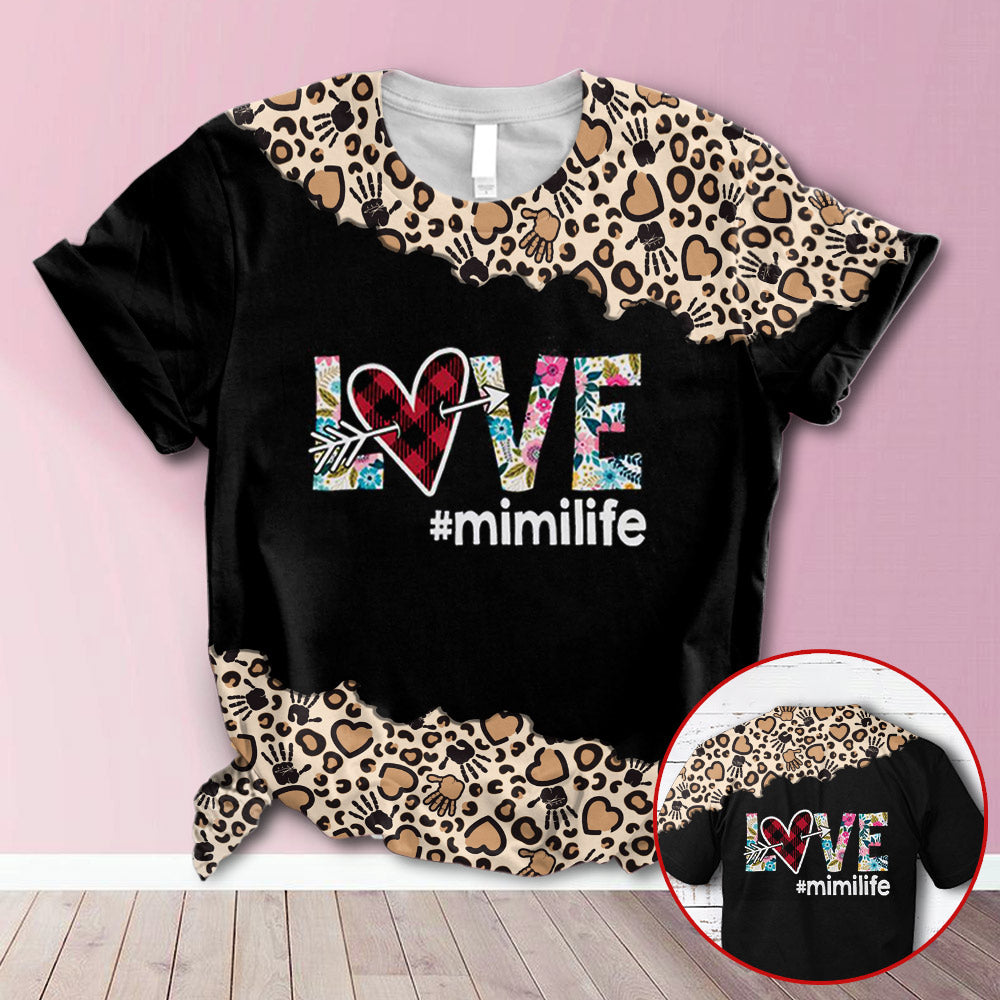 Personalized Love Mimilife Arrow Adorable Leopard All Over Print Shirts, 3D Shirt For Grandma Hn98 Trhn