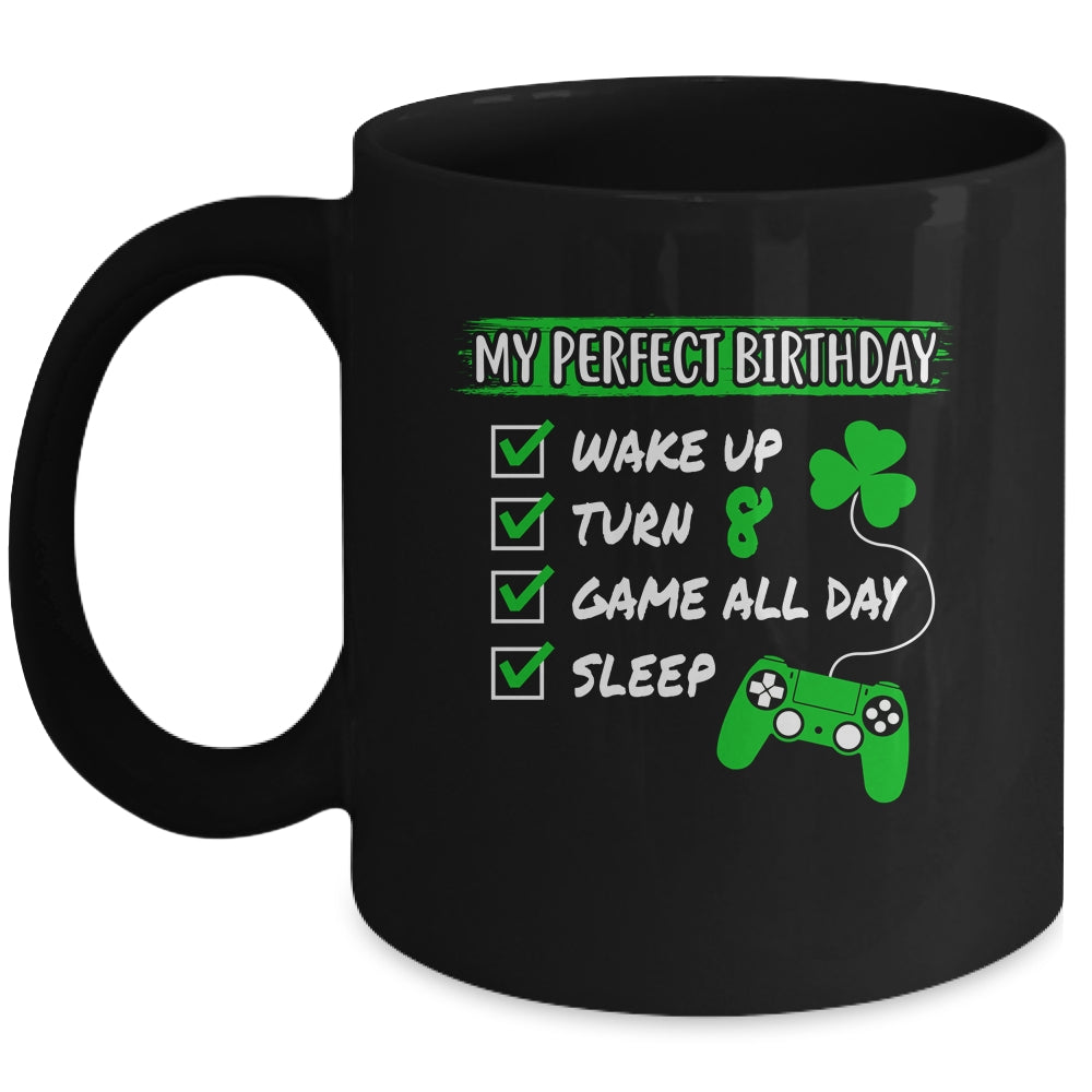 Level 8 Birthday Party 8 Years Old Video Games Perfect Birthday Mug