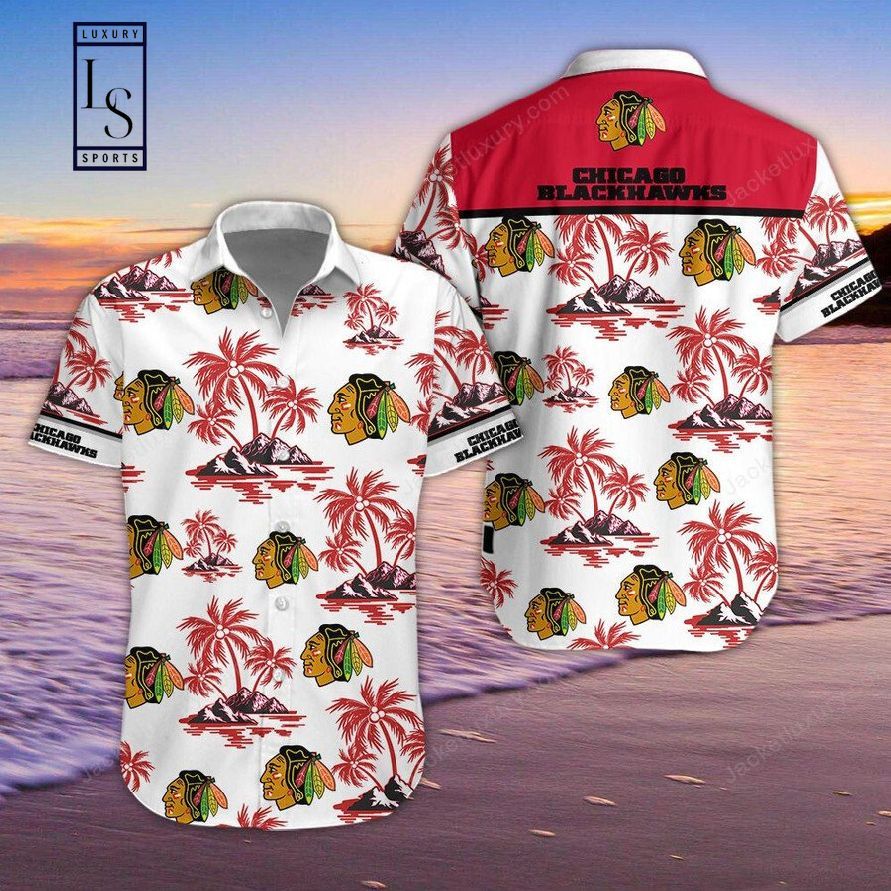 Chicago Blackhawks Hawaiian Complete Ensemble Set