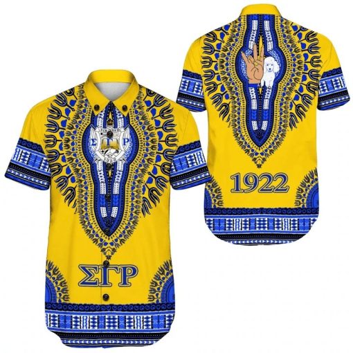 Sigma Gamma Rho Dashiki Short Sleeve Shirt