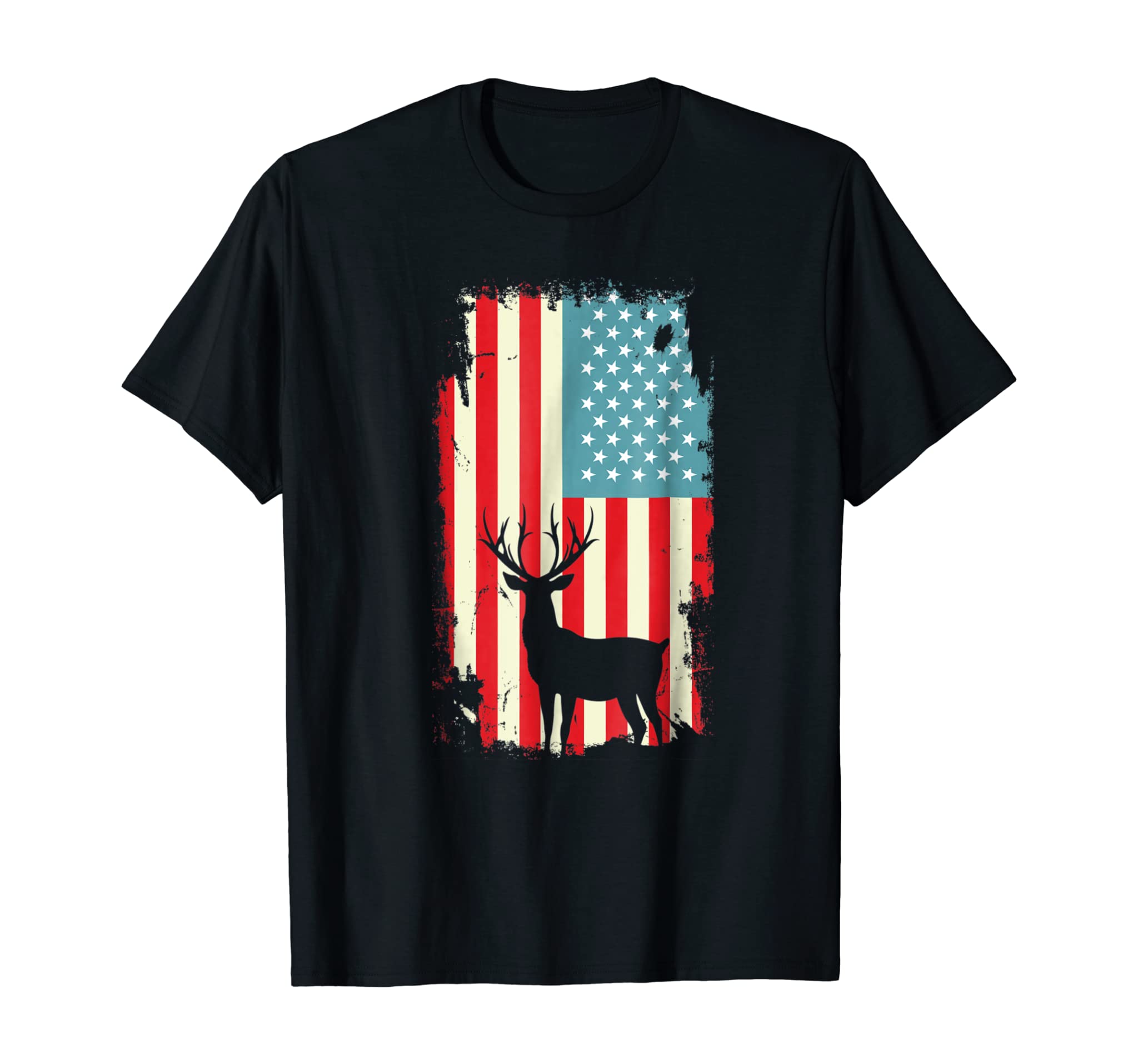 American Deer Hunter Patriotic T Shirt For Men Women