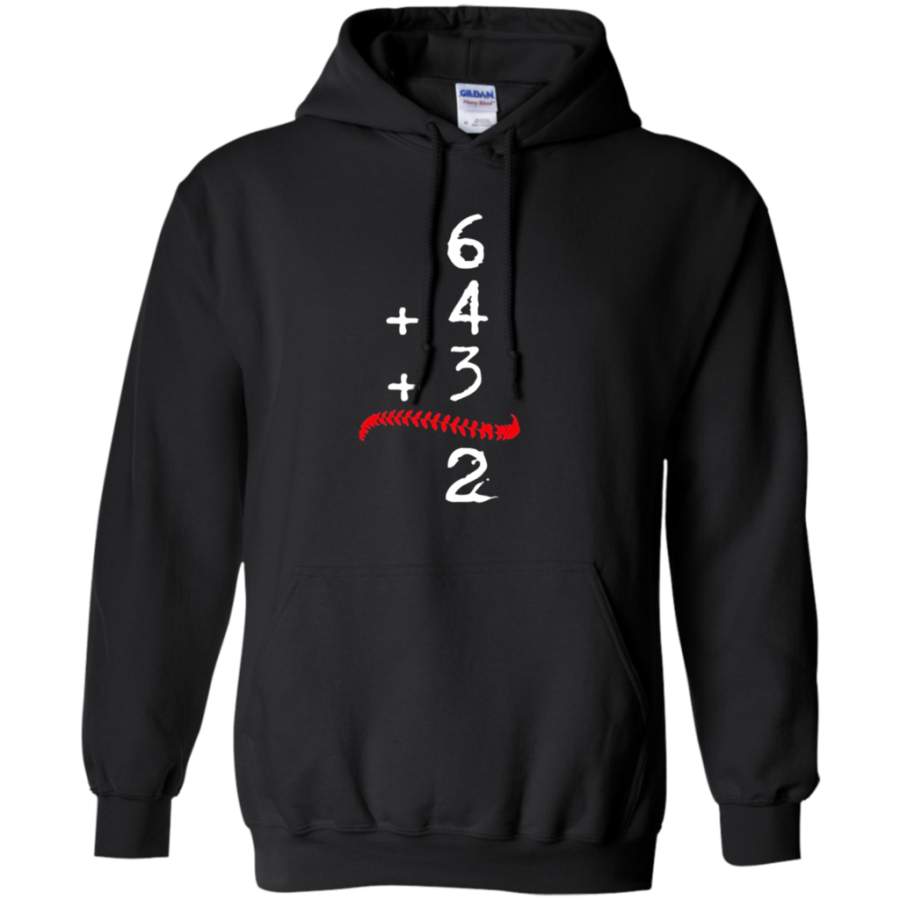 6432 Baseball Shirt & 6 4 3 2 Baseball Gifts Pullover Hoodie 8 oz