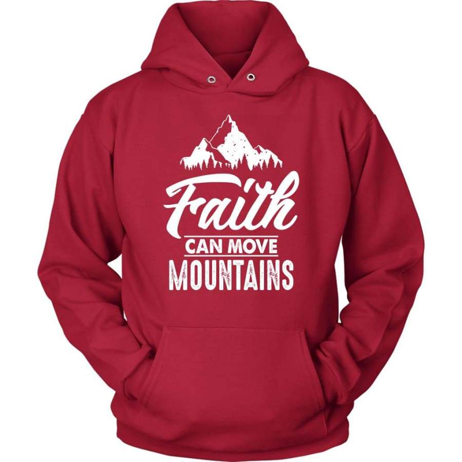 Faith can move mountains christian faith hoodie DaisyFaith