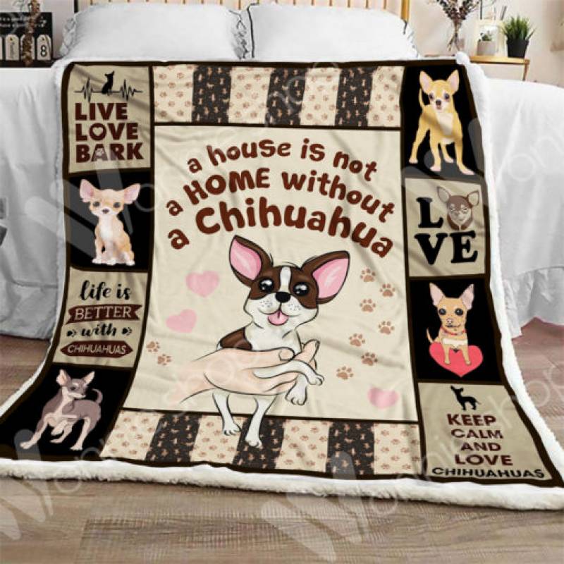 Chihuahua Dog Sherpa Blanket OCT1601 78O53