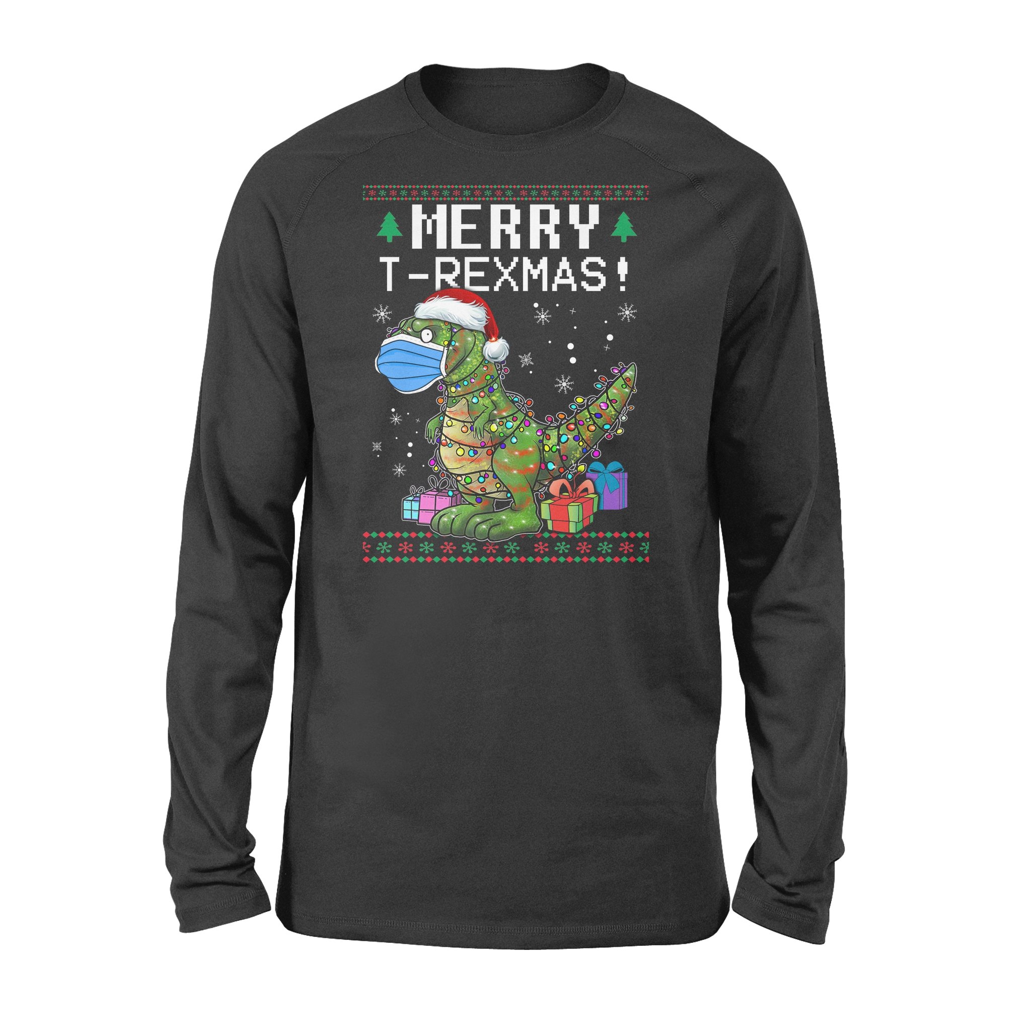 Christmas Gifts For Dinosaur Lovers – Dinosaur – Merry T-Rexmas Long Sleeve