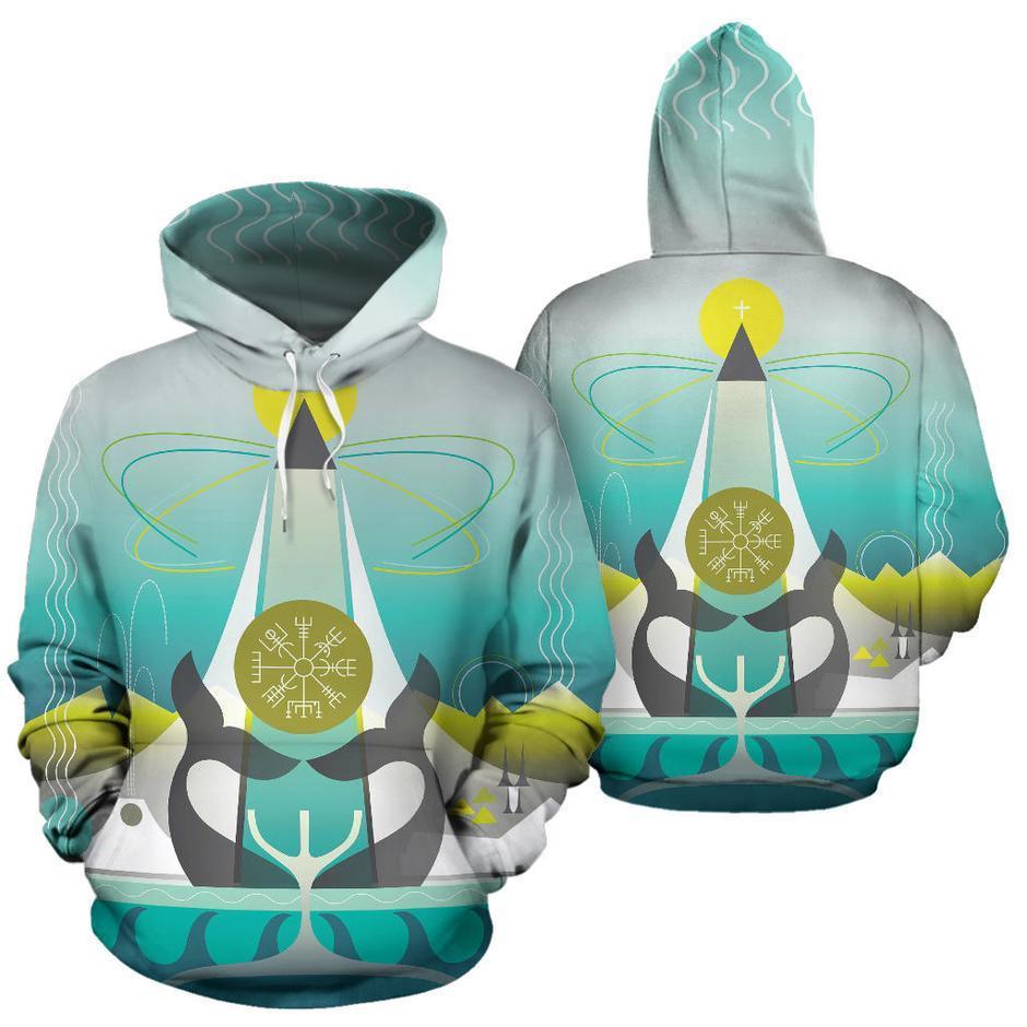 Helm Of Awe Whale 3D All Over Print | Unisex | Adult | Ht8474