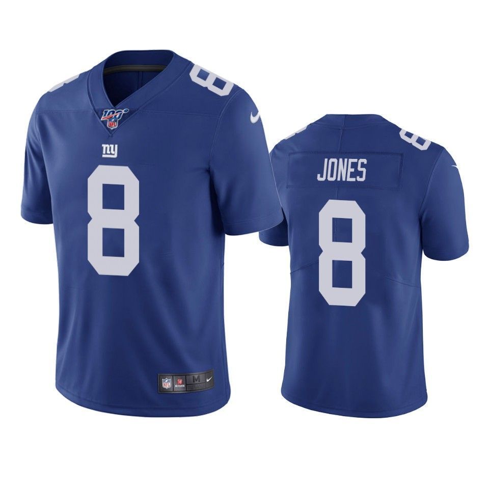 New York Giants Daniel Jones Limited Jersey Royal 100Th Season