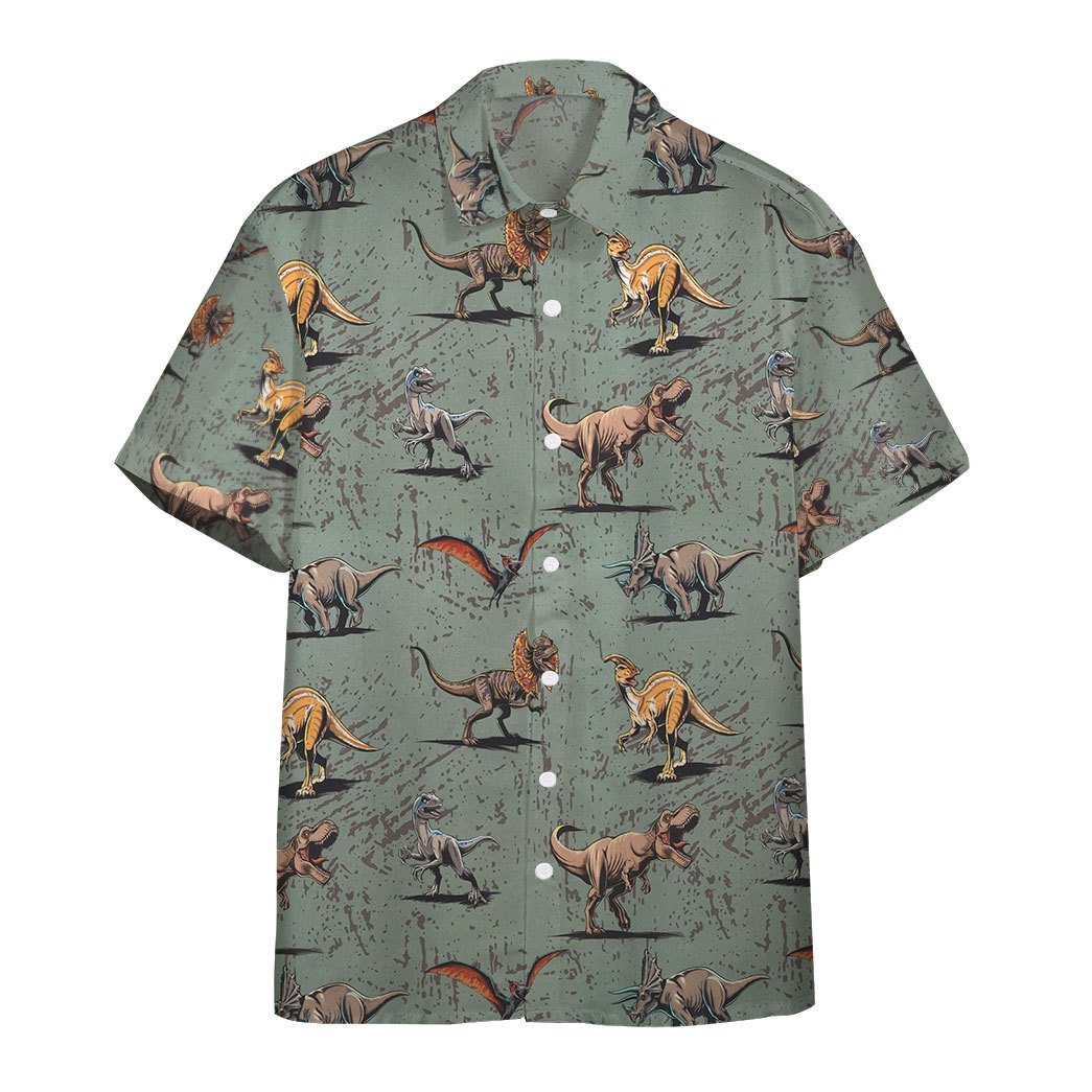 Gearhumans Dinosaur Custom Hawaii Shirt Ha105341