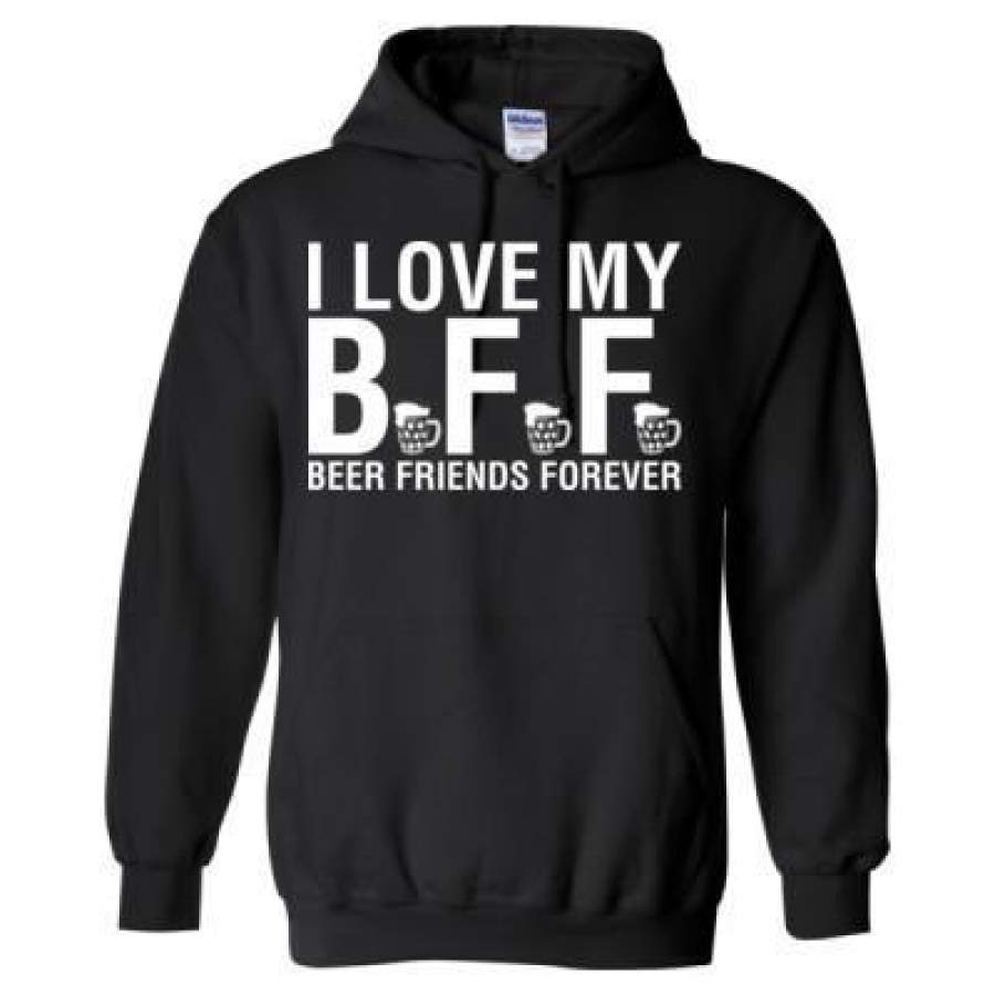 AGR I Love My BFF Beer Friends Forever – Heavy Blend™ Hooded Sweatshirt