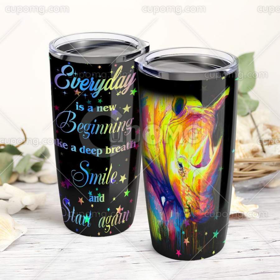 Rhino Spirit Animal 0 Stainless Steel Insulated Tumbler Cup