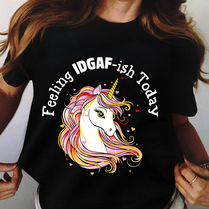 Unicorns Feeling Idgaf-Ish Today Classic T-Shirt