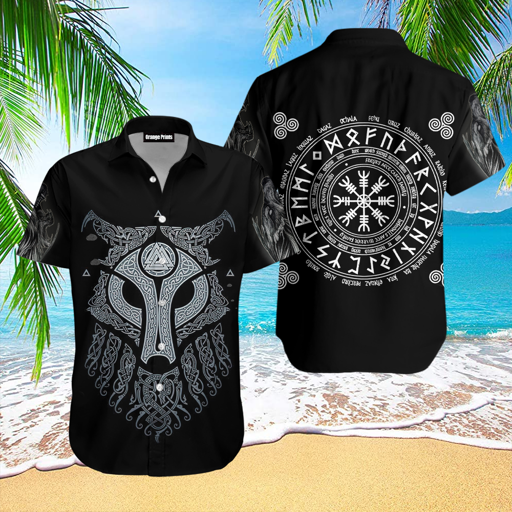 Fenrir Vikings Hawaii Shirt For Men Women Adult Ha26609