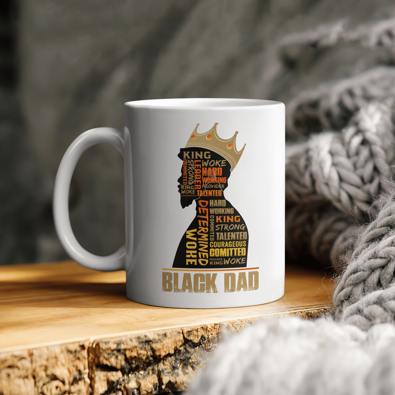 Mug For Dad Black Father Gifts Black Dad Black King Mugs