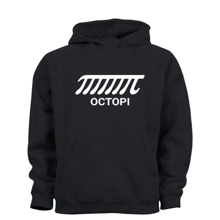 Octopi Funny Octopus Pi Maths Geek Nerds Mens Hoodie Hoody