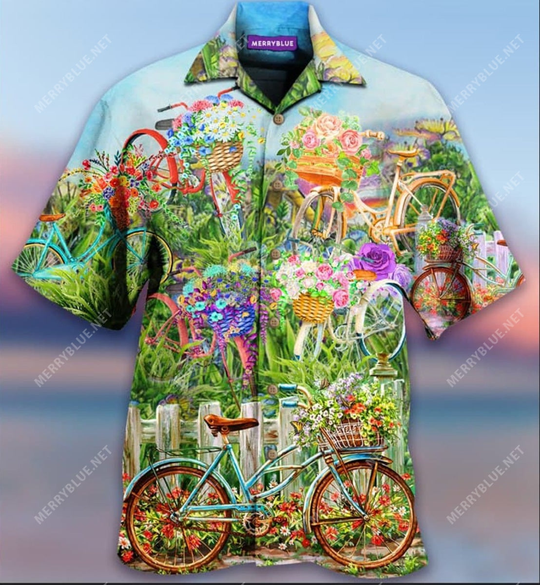 Life Is Like Riding A Bicycle Unisex Hawaii Shirt Ha75080