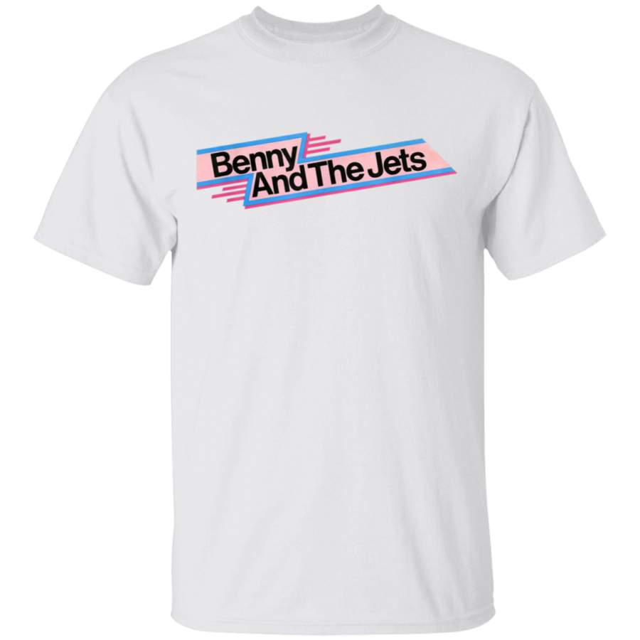 Elton John Official Benny And The Jets Logo  TShirt