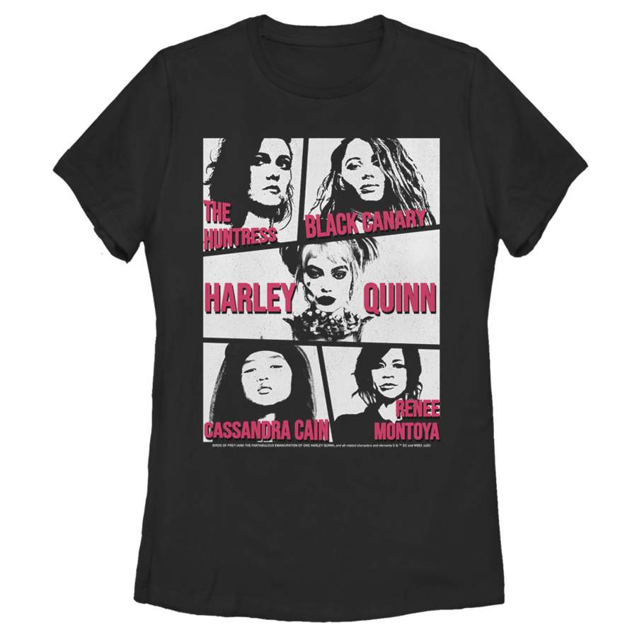 Birds of Prey Women’s Meet the Team  T Shirt