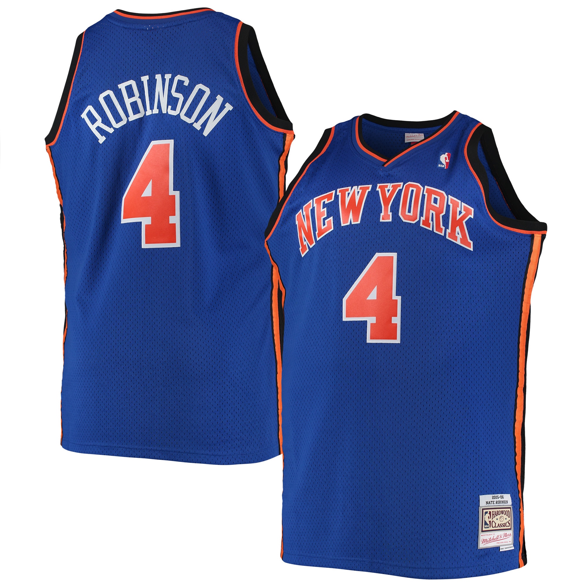 Nate Robinson New York Knicks Mitchell & Ness Big & Tall Hardwood Classics Swingman Jersey – Blue