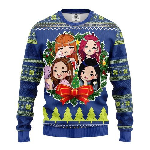 Blackpink New Chibi Style Christmas Ugly Sweater