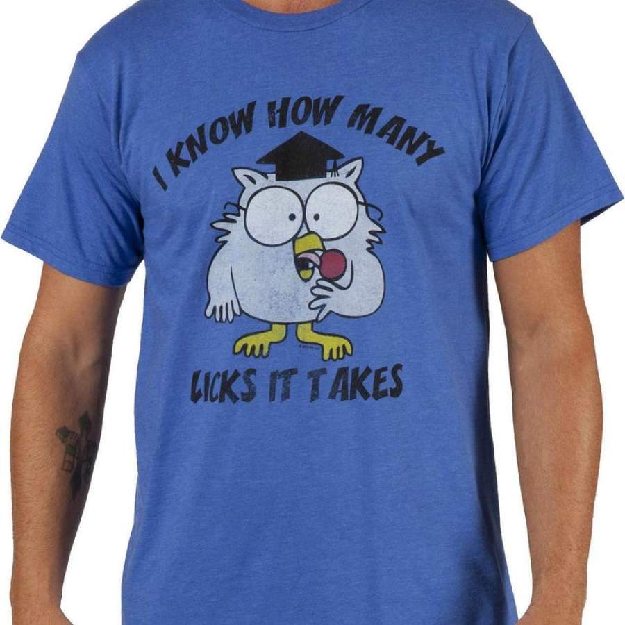 How Many Licks Tootsie Pop Shirt